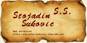 Stojadin Šuković vizit kartica